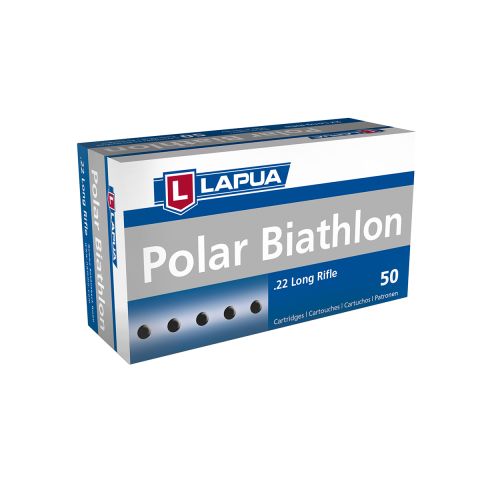 LAPUA-Munition / .22 lfB, Polar Biathlon, 50 Stück, Randfeuer-Patronen, Schützenmunition