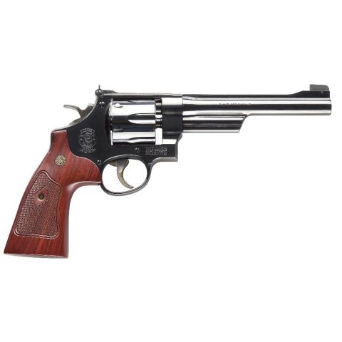 Smith & Wesson Modell 27, Revolver Kal. .357 Magnum, verstellbare Visierung, Carbon Steel - blue