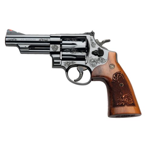 Smith & Wesson Mod. 29 Engraved, Revolver Kal. .44 Magnum, Machine Engraved, verstellbare Visierung