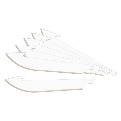 6 Ersatzklingen für alle Razor-Lite Messer / 8,9 cm oder 12,7 cm