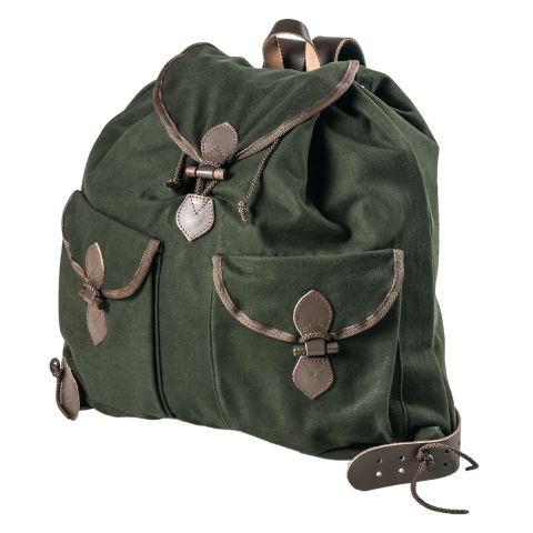 Lautloser Rucksack / Velveton, 2 Außentaschen, Schweißeinlage, 50x50 cm