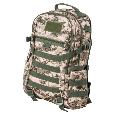 Taktischer Rucksack / Polyester, viele Innenfächer, Ösen und Schlaufen