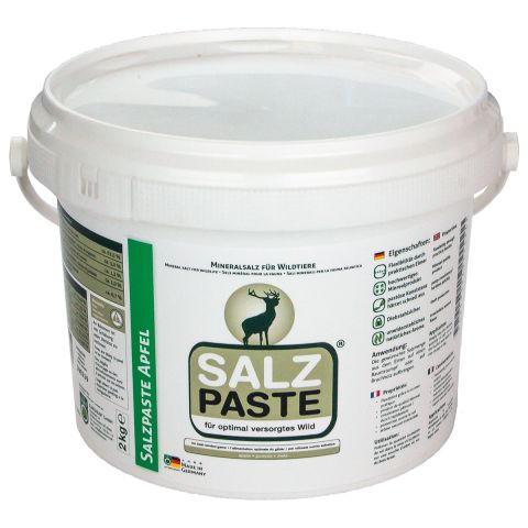 Mineralsalzpaste / 2 kg Eimer, Apfel, für optimal versorgtes Wild