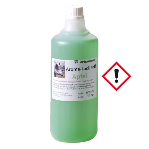 Aroma-Lockstoff / Apfel, 1 Liter, aromatischer, flüssiger Lockstoff für Schalenwild