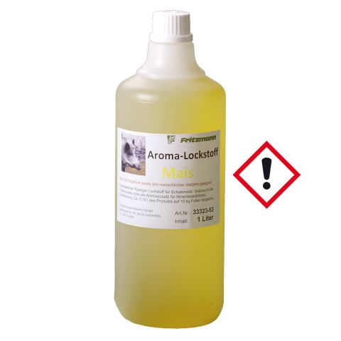 Aroma-Lockstoff / Mais, 1 Liter, aromatischer, flüssiger Lockstoff für Schalenwild