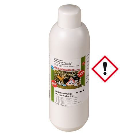 Wildschreck II flüssig Extrakonzentrat / 1 Liter, super ergiebiges Konzentrat, gezielte Vertreibung von Wild