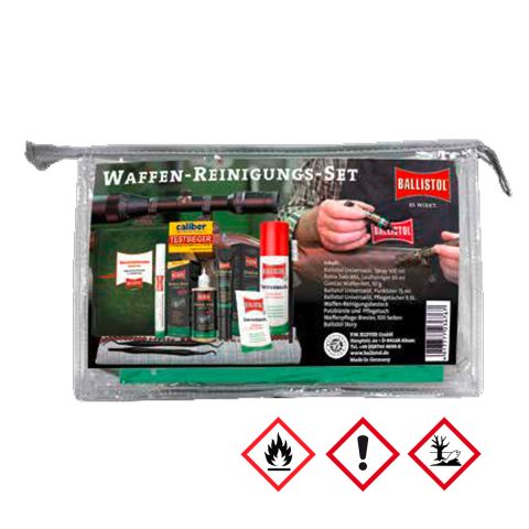 Ballistol Waffenreinigungs-Set, Universalöl-Spray, Robla Solo Laufreiniger, uvw.