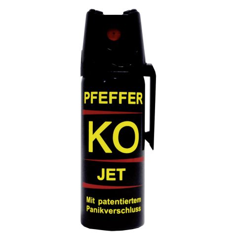 Tierabwehrspray, Pfeffer-KO Jet, 50 ml, patentierter Panikverschluss