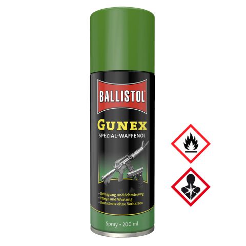 Ballistol Gunex Waffenöl, 200 ml Spray, extremer Rostschutz