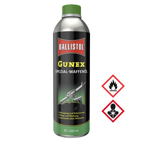 Ballistol Gunex Waffenöl, 500 ml flüssig, extremer Rostschutz