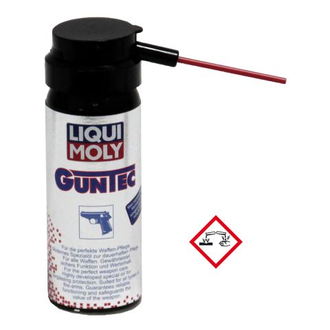 LIQUI MOLY GunTec Waffenöl, 50 ml Spray, hoher Korrosionsschutz, geruchsneutral