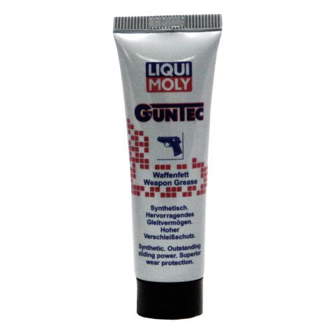 LIQUI MOLY GunTec Waffenfett, 20 g Tube, synthetisches Spezialfett, weißer Festschmierstoff