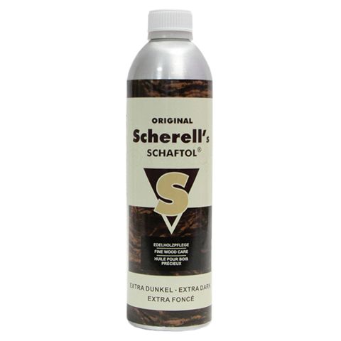 Scherell's Schaftol Gewehrschaftöl, extradunkel, 500 ml Kanister, Gewehrschaftpflege