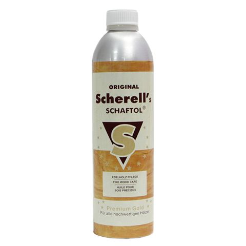 Scherell's Schaftol Gewehrschaftöl, Universal Premium Gold, 500 ml Kanister