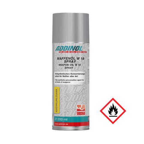 ADDINOL Waffenöl W 18, Korrosionsschutz, keine Rückstandsbildung, 150 ml Spray