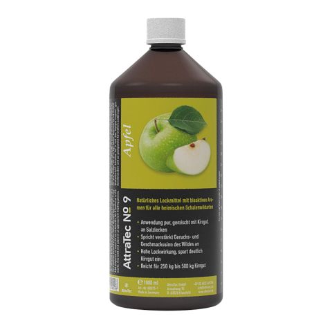 AttraTec No 9 / natürliches Lockmittel mit bioaktiven Aromen, 1 Liter, Apfel