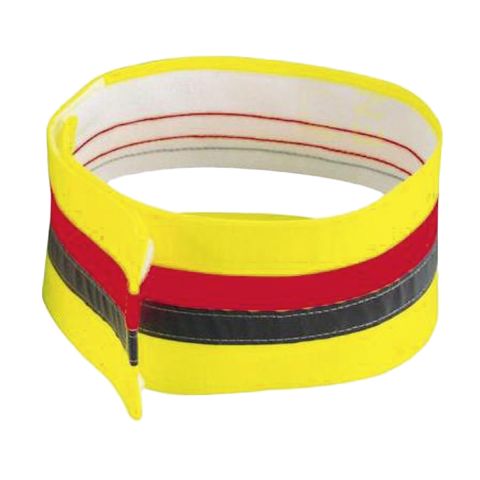 Hunde-Signalhalsband / gelb, 7 cm breit / 50 oder 60 cm lang, 15 cm Klettverschluss