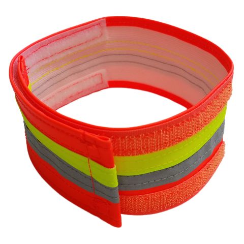 Hunde-Signalhalsband / orange, 5/7 cm breit / 40-60 cm lang, 15 cm Klettverschluss