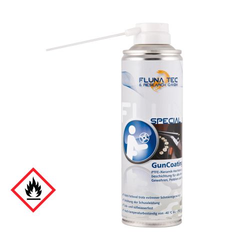 FLUNA TEC Gun Coating, 100 / 300 ml-Spray, Hochleistungsbeschichtung ohne Öl, Silikon oder PTFE