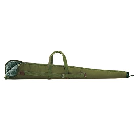 HUBERTUS 600D-Futteral mit Webpelz für Flinten / grün / 130 cm