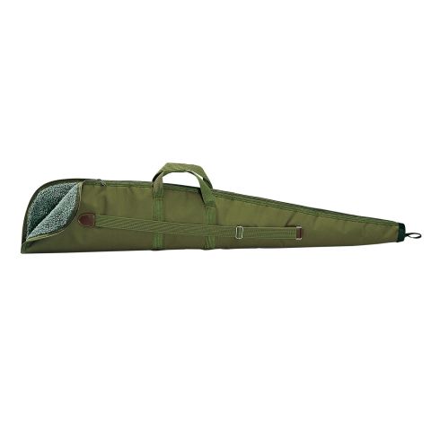 HUBERTUS 600D-Futteral 128 cm, grün, mit Webpelz für Büchsen mit aufgesetzter Optik