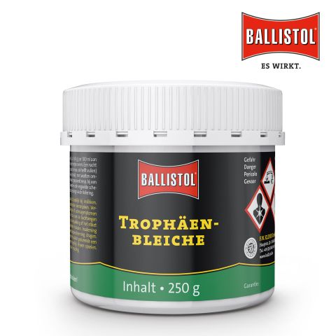 Ballistol Trophäenbleiche 250 ml Pulver, für Erstpräparation oder Nachbearbeitung