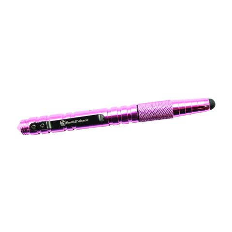 Smith & Wesson Tactical Stylus Pen / pink, mit Glasbrecher und Screentip